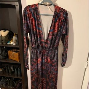 Free People Velvet Giselle Plunging